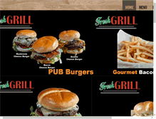 Tablet Screenshot of fresh-grill.com
